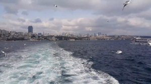 Sailing toward the Prince islands from a seaport of Kabatas, Istanbul.    22 Nov.