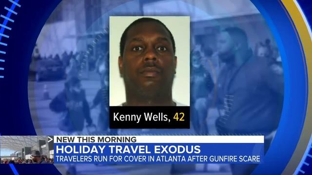 Accidental gun discharge sparks panic at Atlanta airport l GMA смотреть онлайн