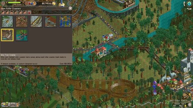 RollerCoaster Tycoon Classic прохождение, часть 4 Jolly Jungle смотреть онлайн