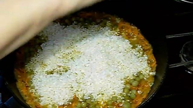 Постный ПЛОВ с зеленым горошком