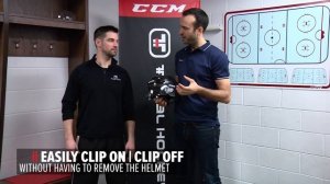 CCM Visor powered by REVISION // Locker Room Review with Charles from CCM // Montreal