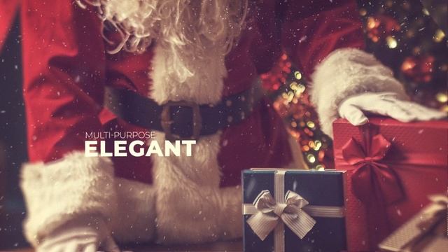 Новогоднее слайд-шоу стеклянный переход Christmas Slideshow Parallax Glass Transition - Opener