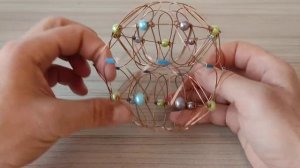 Мандала из проволоки своими руками, парад планет. wire mandala