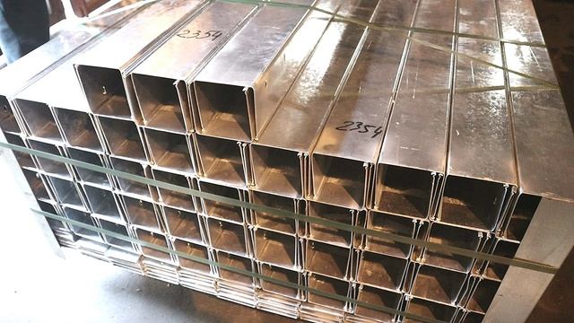 Лоток неперфорированный 100x100х3000, 1,5 мм горячий цинк - АНБИК, Москва