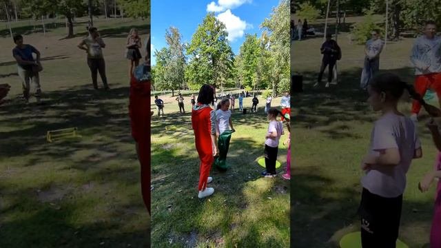 Веселые старты для школьников (начальные классы)