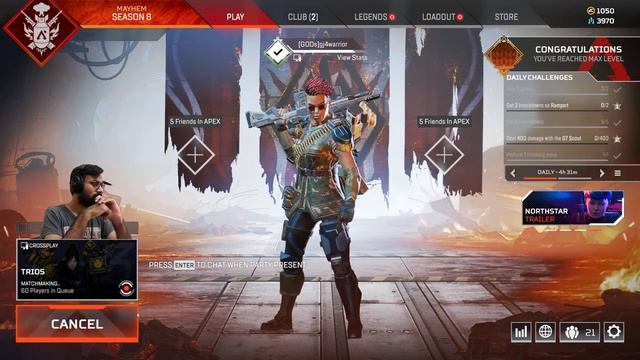 ?LIVE - War Games Over Apex Legends | GJ4Warrior Live India #146 смотреть онлайн