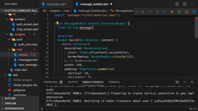 19  Creating a Basic Chat Bubble Widget