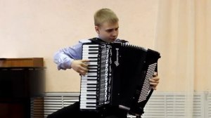 Любин Давид, 1 часть из сюиты А. Холминова для баяна "Песня"