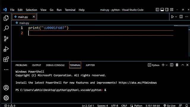 ?Print Emoji in Python || Python Full course ||Hindi ||Learn Python || Python tutorials| (Part:- 05