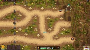 Kingdom Rush Vengeance-- ур.(31) Исходный Мир: Тыквоголовый Всадник vs Великий Т (Кампания)(Безумец