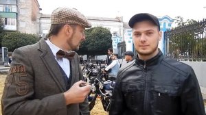 Грандиозный мотопробег джентельменов!!! Ретро мотоциклы!