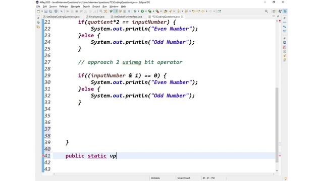 TCS Java coding questions | 4.5  Years of Experience | Selected