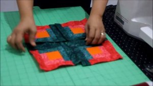 TUTORIAL MUDAH PATCHWORK & QUILTING  MOTIF LOG CABIN KAIN PERCA BATIK BALI