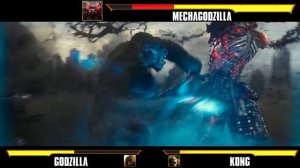 Godzilla Vs Kong But Health Bar Is Enabled | Godzilla And Kong Vs MechaGodzilla Final Battle Scene