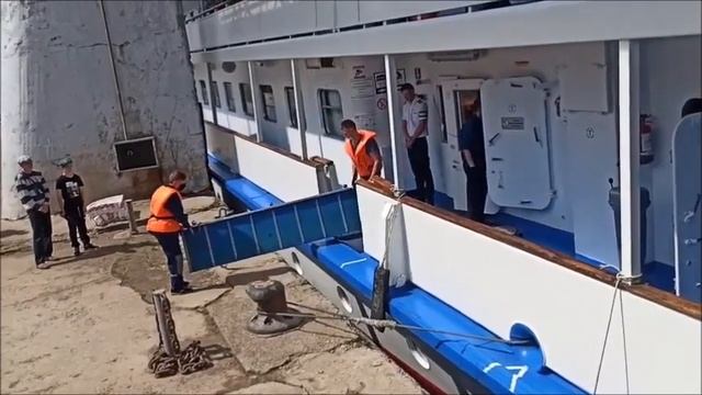 Т/х "Ф.М.Достоевский" пришвартовался в Самаре 2.07.2020. смотреть онлайн