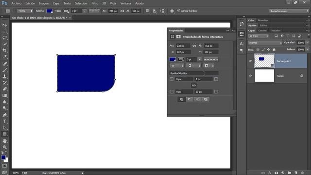 Novedades Photoshop CC - 08 Rectángulos Editables Esquinas Redondeadas смотреть онлайн