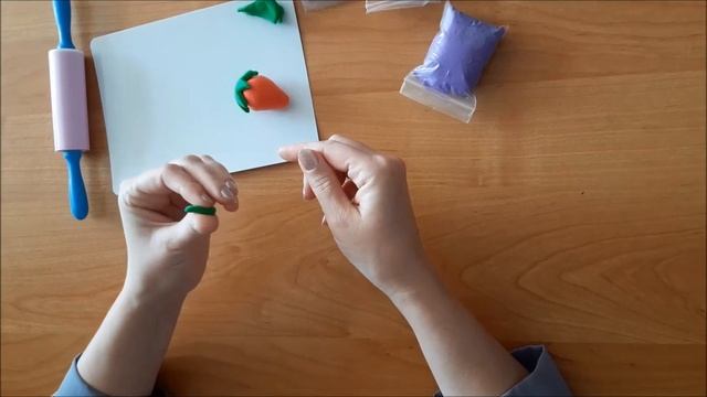 Лепка фруктов из легкого пластилина 23.04.20г.