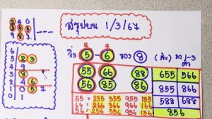 395-43-95 เม็ดเดียว สรุปบนทั้งช่อง 1/3/67