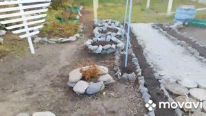 делаю клумбы из камней?