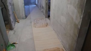 Облицовка пола,прихожая,коридор,ванная,кухня ч.4