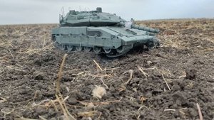 Tank Merkava Mk 4 Barak из пластилина суровые испытания крепыша часть первая