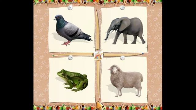 ЗВУКИ ЖИВОТНЫХ и ПТИЦ для самых маленьких. "Покажи по звуку"-2 смотреть онлайн