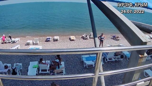 ГУРЗУФ лучше Ялты. Крым 2022 Мало народу на пляже, чистое море, целебный воздух, красивая набережна смотреть онлайн