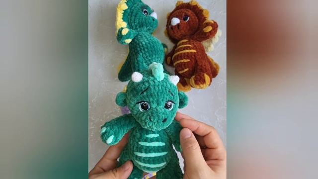 Обзор на игрушки дракончик и динозаврик по МК "ДиноШа"