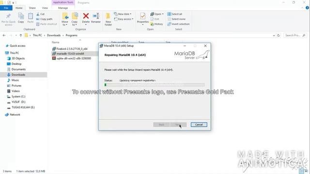 Tugas Basis Data - Instalasi Software DBMS (Firebird, MariaDB dan CUBRIDManager) смотреть онлайн