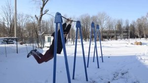 Самый сложный трюк на турнике)))