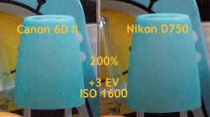 Грустно от CANON 6D MARK II - тест шумов, ДД и сравнение с Nikon D750