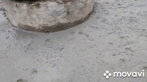 26.02.22.Бетонные работы,заливка площадки под беседкой!