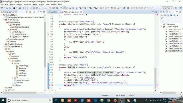 Spring MVC with JDBC (Update/Edit) | Spring MVC with JDBC Tutorial in Hindi | #22