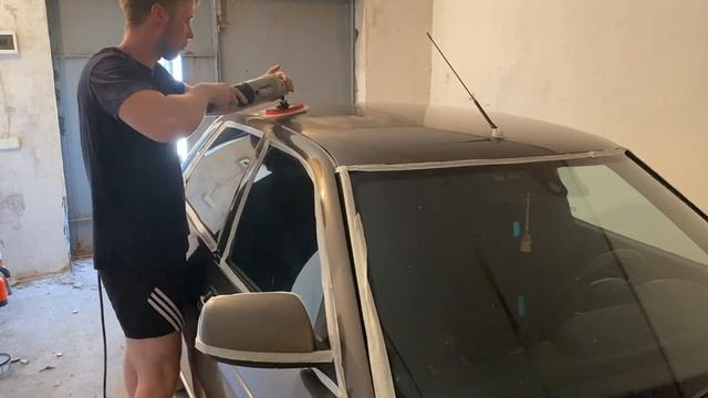 Полировка и нанесение керамики на Приору..