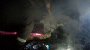 Как переночевать зимой в лесу. КОСТЕР НОДЬЯ при -24 С