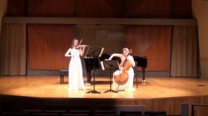 Ravel Sonata for Violin and Cello, 1st Movement - Allegro