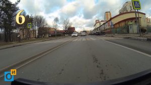ул. Говорова в Одинцово с самым большим количеством лежачих полицейских