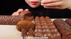 ASMR CHOCOLATE PARTY: BUBBLE CHOCOLATE, MOCHI, MACARON, ROLL CAKE, MOST POPULAR CHOCOLATE DESSERT 먹