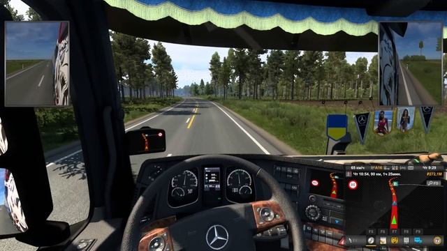 Euro Truck Simulator 2 доставка железных труб 37 т ( 200 км ) смотреть онлайн