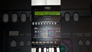 Господь мощь моя.   YAMAHA PSR 2700