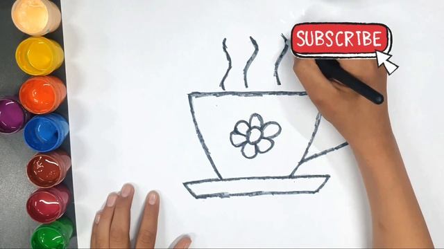 Drawing Mug For Children | Çocuklar için Çizim Kupa | Рисования Кружка Для Детей смотреть онлайн