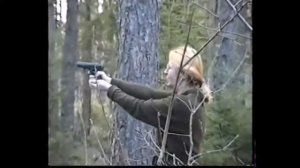 Стреляем из пистолетов в лесу Козьи Горы