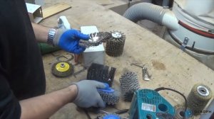 Forest Lamp - обзор инструмента для старения / состаривания дерева / браширования (Щётки ОСБОРН)