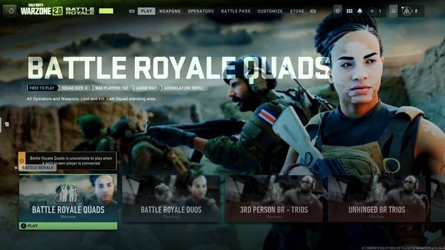 Warzone 2 + DMZ Split Screen смотреть онлайн