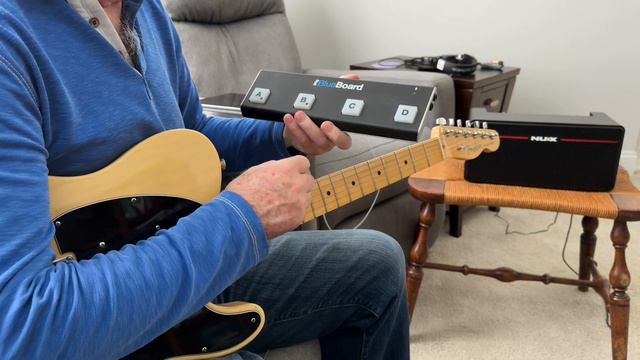 Nux Mighty Space MIDI Control Using iRig Bluebird смотреть онлайн