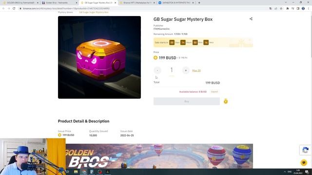 НОВЫЕ MYSTERY BOX ОТ BINANCE GOLDEN BROS КАК ПОЛУЧИТЬ БЕСПЛАТНО? [ЗАРАБОТОК В КРИПТОВАЛЮТЕ NFT] смотреть онлайн