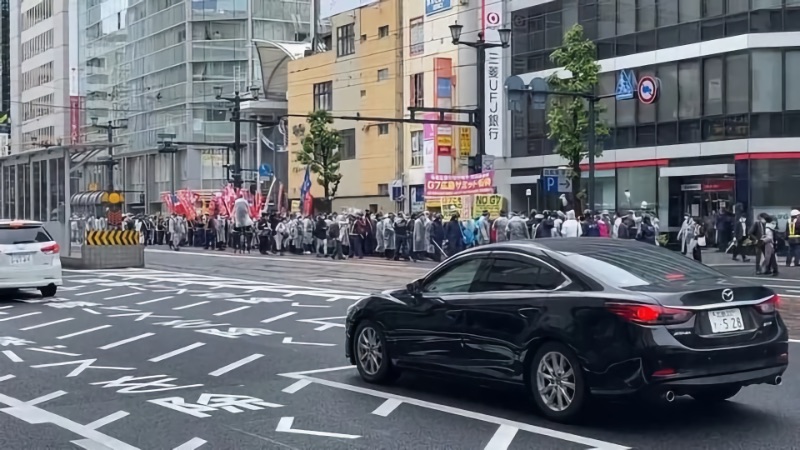 Протесты в японской Хиросиме, где состоится саммит G7