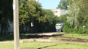 Дизель-поезд ДР1А-252 на промышленных ветках в Копли / DR1A on Kopli industrial branches