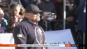 День защитника Украины в Покровске: соревнования стронгменов - 1 часть