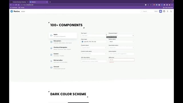 React UI library - Mantine UI library - Popular React UI library intro смотреть онлайн